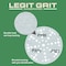 Legit Grit 6 inch Sand paper Disc, 49-Hole, 320 Grit, 150PK LG6-49320-150 - alternate 5